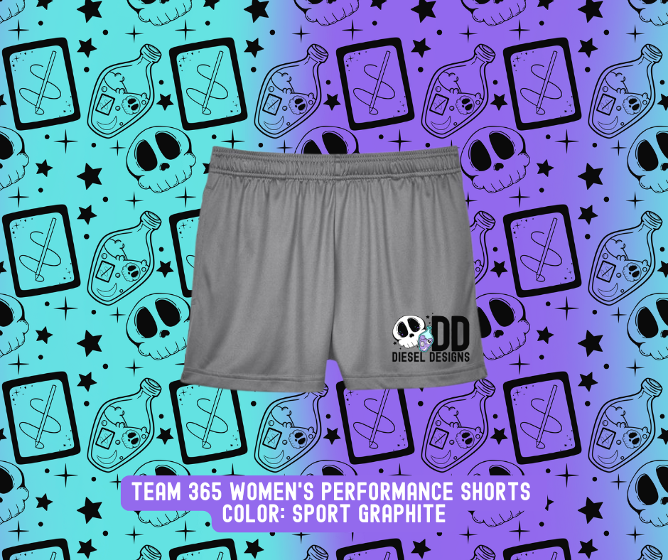 Diesel Designs × Team 365 Women’s Zone Performance Shorts