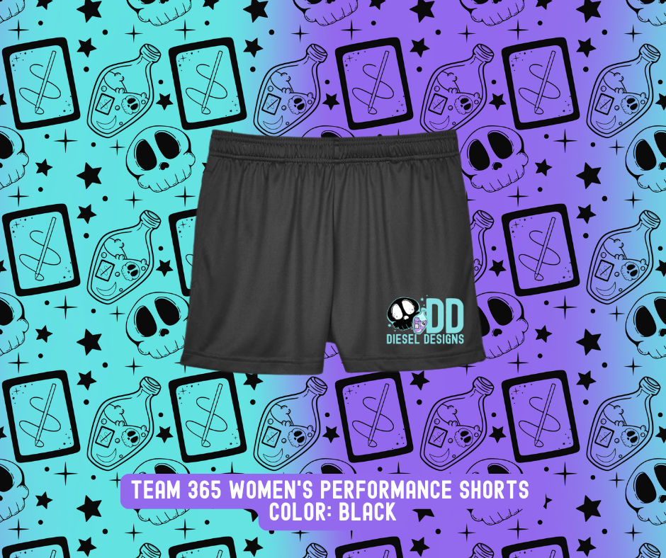 Diesel Designs × Team 365 Women’s Zone Performance Shorts