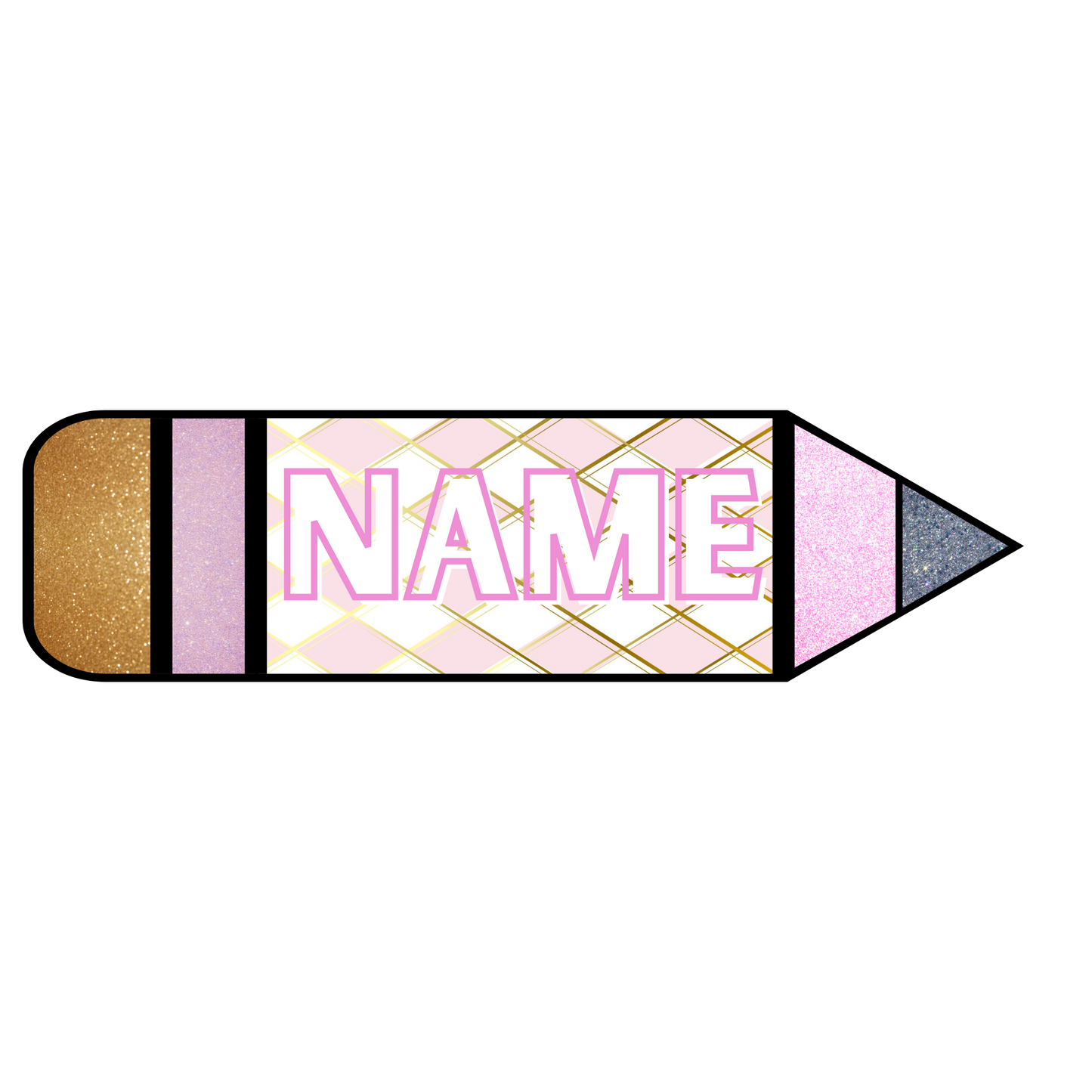 Back to School Pencil Shape Stickers