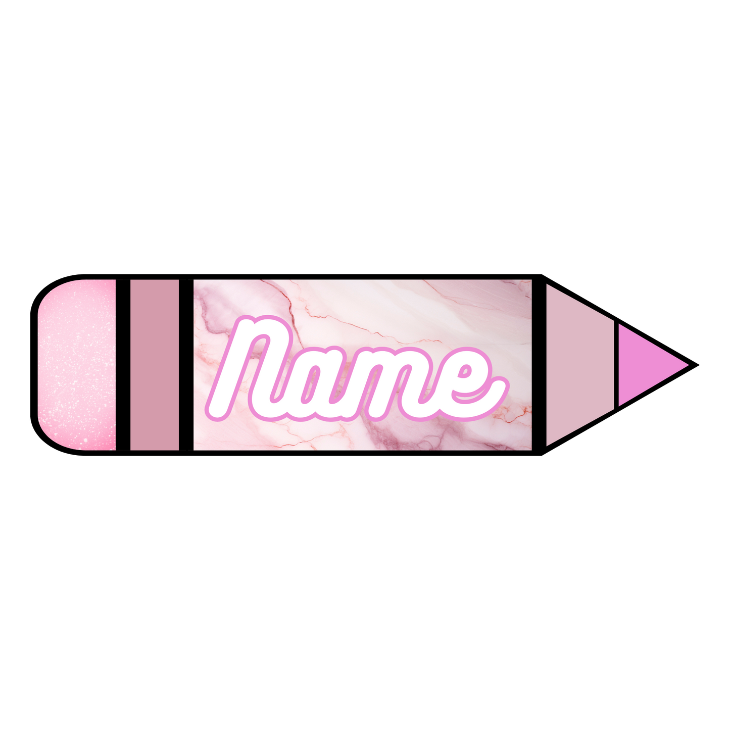 Back to School Pencil Shape Stickers