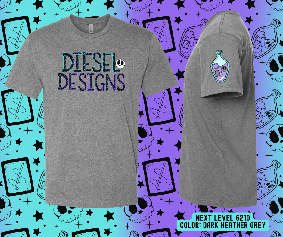 Diesel Designs Text Logo w/ Potion Bottle Sleeve