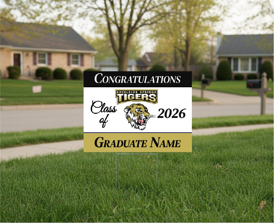 Personalized Graduate Yard Sign