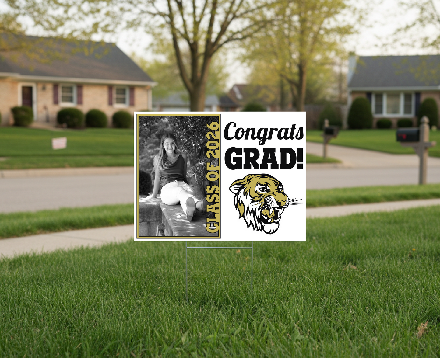 Photo Personalized Graduate Yard Sign