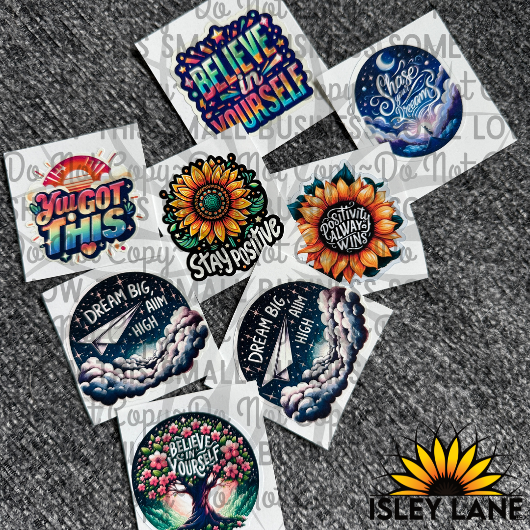 Positive Self Care Sticker Bundle 1
