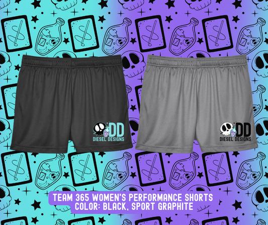 Diesel Designs × Team 365 Women’s Zone Performance Shorts