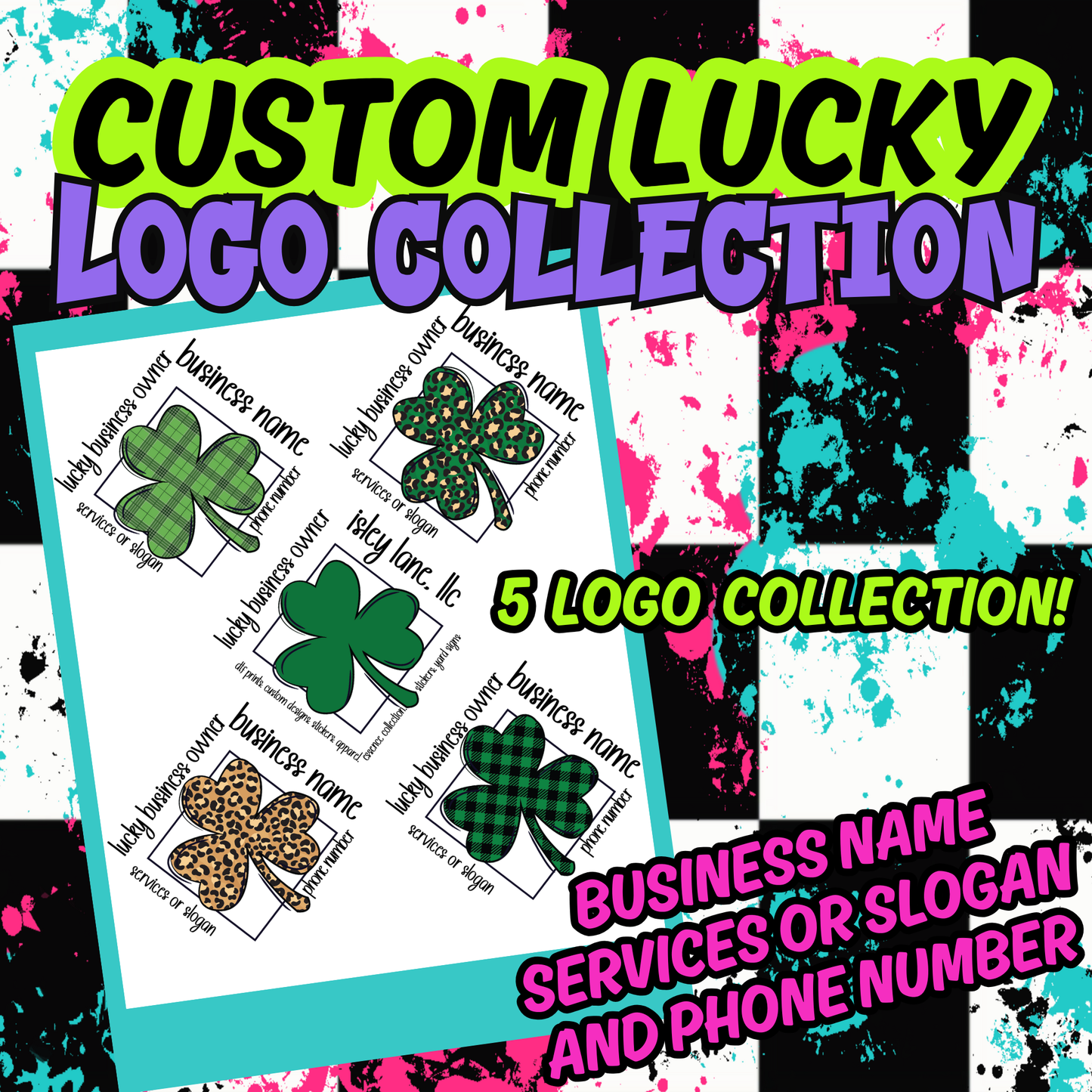Custom Logo with Phone Number Collection
