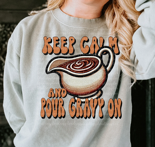 Keep Calm and Pour Gravy On Tee
