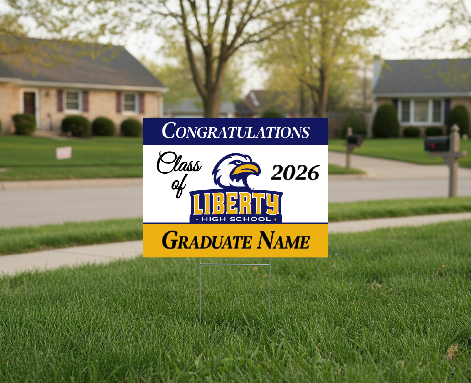 Personalized Graduate Yard Sign