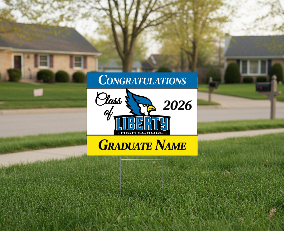 Personalized Graduate Yard Sign