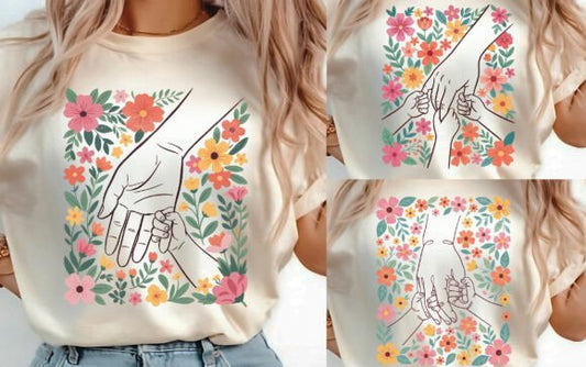 Boho Floral Mother's Day Tee