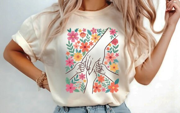 Boho Floral Mother's Day Tee