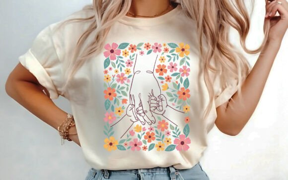 Boho Floral Mother's Day Tee