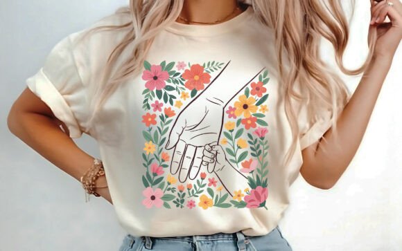 Boho Floral Mother's Day Tee