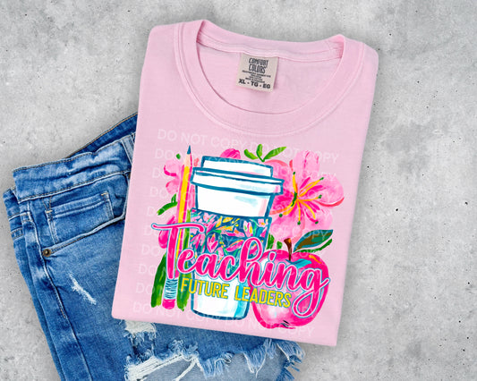 Teaching Future Leaders T-Shirt – Floral Edition